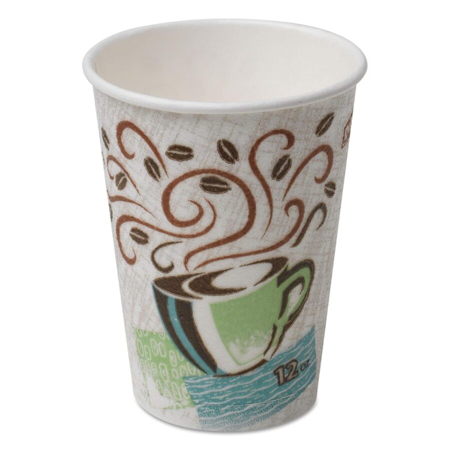 12 oz. Insulated Paper Hot Coffee Cup by  , , , 160 Cups Per Case,  Design